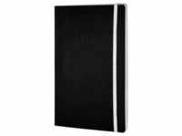 Buchkalender Chronobook Softcover Black Edition A5 1 Woche/2 Seiten 2024 schwarz