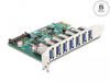 Delock 90104 - PCIe - USB 3.2 Gen 1 (3.1 Gen 1) - PCI 3.0 - SATA 15-Pin - Grün -
