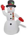 vidaXL Aufblasbarer Schneemann 240 cm
