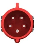 NRGkick 20001001, Steckdosenadapter, Rot, 32 A