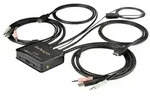 StarTech.com 2 Port HDMI KVM Switch, 4K 60Hz, Compact Dual Port UHD/Ultra HD USB