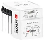 SKROSS 74799 Reiseadapter MUV USB AC 65 PD, wei&szlig; - 65 W, 1x USB-CTM und 1x USB-A