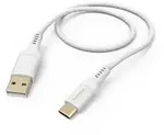 Hama Flexible - 1,5 m - USB A - USB C - USB 2.0 - 480 Mbit/s - Wei&szlig;