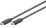 Goobay 3.00 m Schwarz beidseitig verwendbarer Stecker 66509