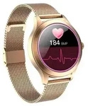 Maxcom FW42 Gold  Elegante Smartwatch mit 1,09 Zoll Display und vielseitigen