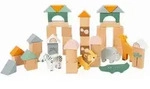 small foot 11699 Holzbausteine Safari 50-teiliges Set