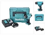 Makita DHG 180 RG1J Akku Hei&szlig;luftgebl&auml;se 18 V 550 &deg;C + 1x Akku 6,0 Ah +...