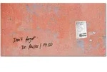 Glas-Magnettafel Artverum 91x46cm Red Wall matt