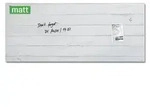 SIGEL Glas-Magnettafel Artverum - Design White Wood - 130 x 55 cm - wei&szlig; -