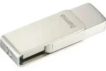 "hama 00182485 USB-Stick "Rotate Pro", USB 3.2 Gen 1, 64GB, 70MB/s, Silber"
