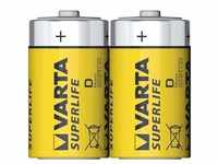 12 Stück Varta Cons.Varta Batterie Superlife D 2020 Fol.2