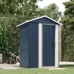 vidaXL Ger&auml;teschuppen Anthrazit 126x97,5x177 cm Verzinkter Stahl
