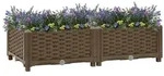 vidaXL Hochbeet 80x40x23 cm Polypropylen