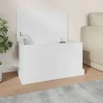 vidaXL Truhe Wei&szlig; 70x40x38 cm Holzwerkstoff