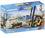 Playmobil&reg; My Life Gabelstapler mit Fracht 71528