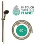 hansgrohe Brauseset, Rainfinity, 3jet, Stange 90cm, Schlauch 160cm, brushed bronze, 1