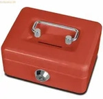 Geldkassette mit M&uuml;nzeinwurf 12,5x9,5x6,0 cm rot