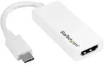 StarTech.com USB-C auf HDMI Adapter - Thunderbolt 3 kompatibel - Wei&szlig; - 4K 60Hz -