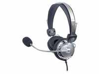 Manhattan Stereo Over-Ear Headset (3.5mm), Microphone Boom (padded)
