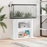 vidaXL Aquariumst&auml;nder Wei&szlig; 80x35x60 cm Holzwerkstoff