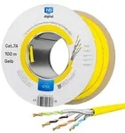 hb-digital Netzwerkkabel CAT 7a 100m max. 1200 MHz S/FTP AWG23 LSZH gelb