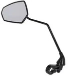 ergotec Fahrradspiegel M 77LV Kunststoff/Stahl, Linksmontage, schwarz