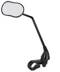 ergotec Fahrradspiegel M 88LV Alu, Linksmontage, schwarz