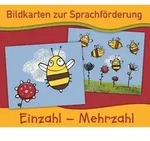 Bildkarten zur Sprachf&ouml;rderung: Einzahl - Mehrzahl