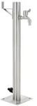 vidaXL Garten-Wassers&auml;ule Edelstahl Rund 65 cm
