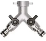 "GEKA plus-Zweiwegeventil Stecksystem IG G 3/4" MS Cr EAN"