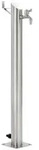 vidaXL Garten-Wassers&auml;ule Edelstahl Rund 95 cm