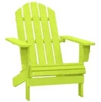 vidaXL Adirondack-Gartenstuhl Massivholz Tanne Gr&uuml;n