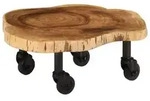 vidaXL Couchtisch Massivholz Akazie 60x55x25 cm