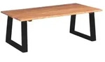 vidaXL Couchtisch Massivholz Akazie 110x60x40 cm