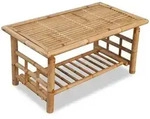 vidaXL Couchtisch Bambus 90x50x45 cm