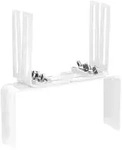 Siena Garden Blumenkastenhalter H-Form f&uuml;r Br&uuml;stungen, wei&szlig; (1 Paar)