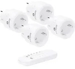 SONERO Funksteckdosen-Set S-RCS104, 1 Sender, 4 Empf&auml;nger, wei&szlig;