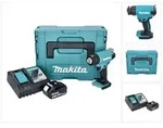 Makita DHG 180 RF1J Akku Hei&szlig;luftgebl&auml;se 18 V 550 &deg;C + 1x Akku 3,0 Ah +...