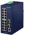 PLANET IGS-4215-16T2S - Switch - managed - 16 x 10/100/1000 + 2 x Gigabit SFP