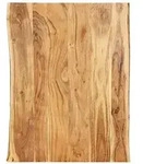 vidaXL Tischplatte Massivholz Akazie 80x(50-60)x2,5 cm