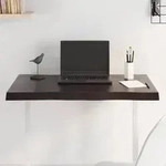 vidaXL Tischplatte 80x60x(2-4) cm Massivholz Behandelt Baumkante