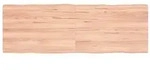 vidaXL Tischplatte 120x40x(2-4) cm Massivholz Behandelt Baumkante