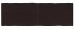 vidaXL Tischplatte 180x60x(2-4) cm Massivholz Behandelt Baumkante