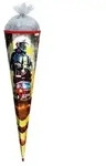 Schult&uuml;te Feuerwehrmann - eckig 85 cm Folieneffekt.