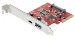 StarTech.com 2-Port 10Gbps USB-A & USB-C PCIe Card, USB 3.1 Gen 2 PCI Express Type