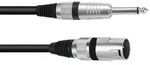 OMNITRONIC Adapterkabel XLR(M)/Klinke mono 10m sw