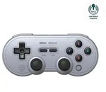 8BitDo SN30 PRO Gamepad Hall Edition Classic, Bluetooth / USB-C, 480mAh, grau
