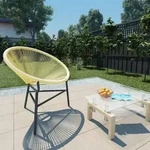 vidaXL Acapulco-Gartenstuhl Poly Rattan Beige