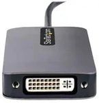StarTech.com USB C Video Adapter, USB C to HDMI DVI VGA Adapter, Up to 4K 60Hz,