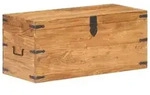vidaXL Truhe 90x40x40 cm Massivholz Akazie